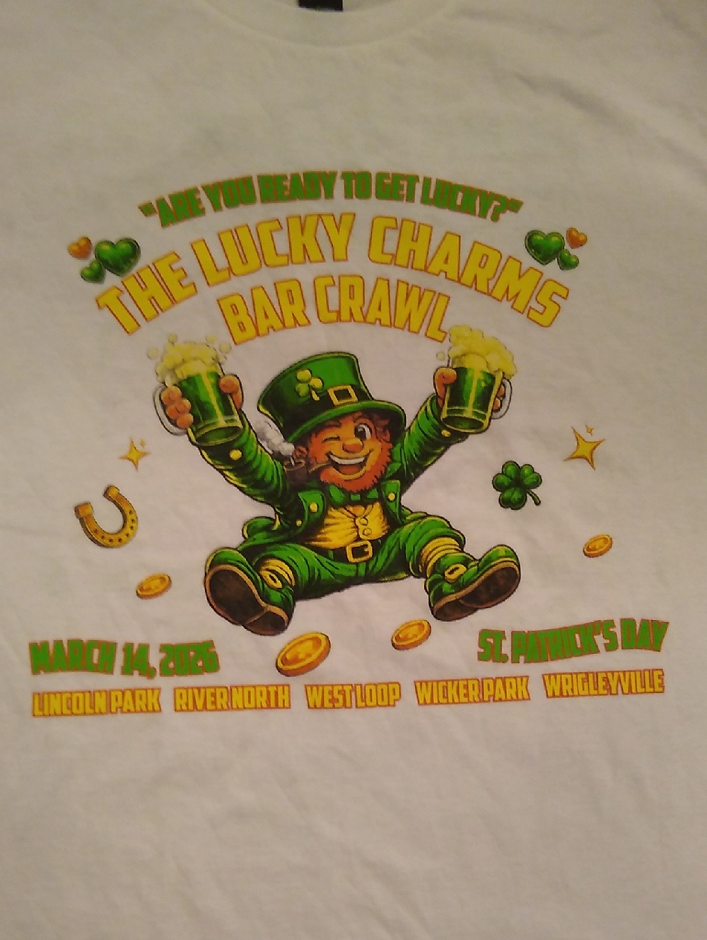 Bar Crawl St. Patrick's Chicago Tee